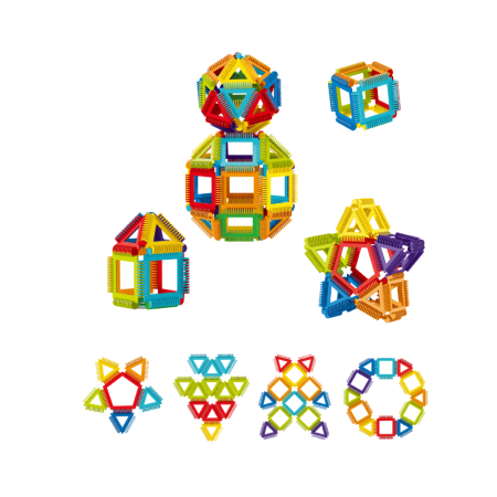 Joc de constructie STEAM - Forme magice (20 piese) [1]