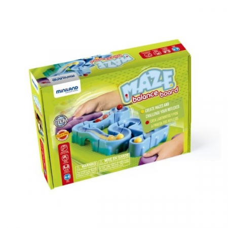 Joc de echilibru Labirint cu bile - Miniland [0]