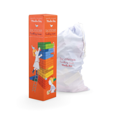 Jucarii 5-7 ani - Joc de indemanare Turnul instabil, Moulin Roty