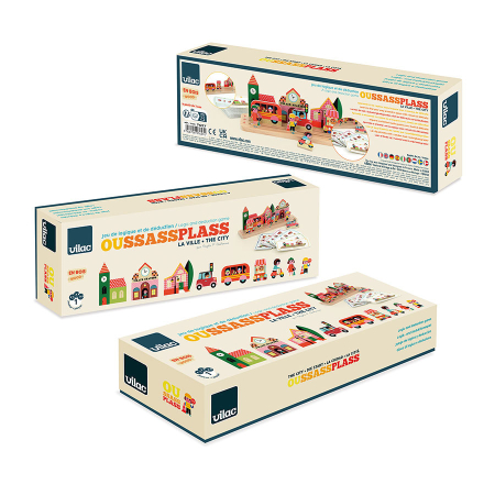 Joc de logica Oussassplass - In oras - Vilac [4]