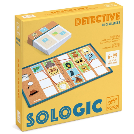 Jocuri de Logica - Joc de logica si investigatie Detectiv, Djeco
