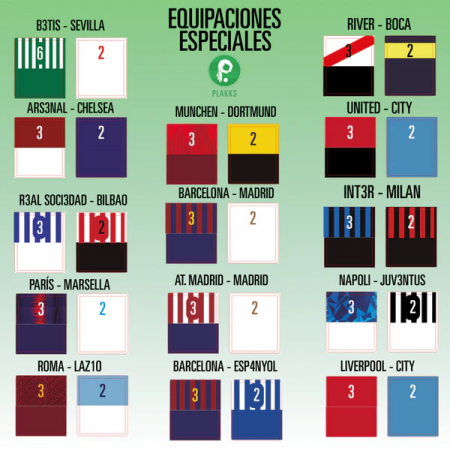 Joc de masa - fotbal, Plakks [11]