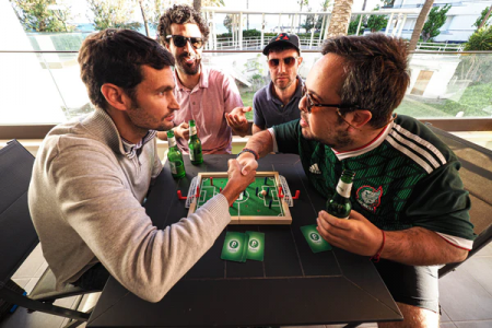 Joc de masa - mini fotbal, Plakks [2]