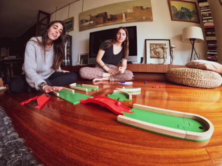 Joc de masa - mini golf, Pitch&Plakks [4]