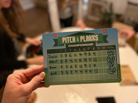 Joc de masa - mini golf, Pitch&Plakks [13]