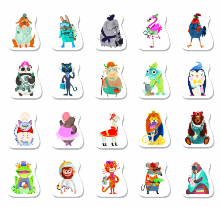 Joc de memorie si indemanare Playmemo, Meserii [1]