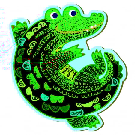 Joc de pescuit 2in1 razuibil - Scratch 'N' Catch- Animale Jungla [6]