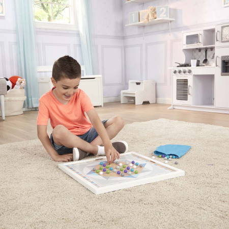 Joc de societate 2 in 1 Solitaire si Sah chinezesc - Melissa & Doug [8]