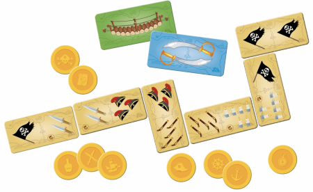 Joc de societate Risky Domino Pirati [1]