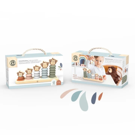 Joc de stivuire Familia maimuticilor, Speedy Monkey [4]