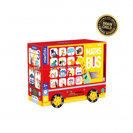 Jocuri de societate - Joc educativ 2 in 1 - Autobuzul Matematic