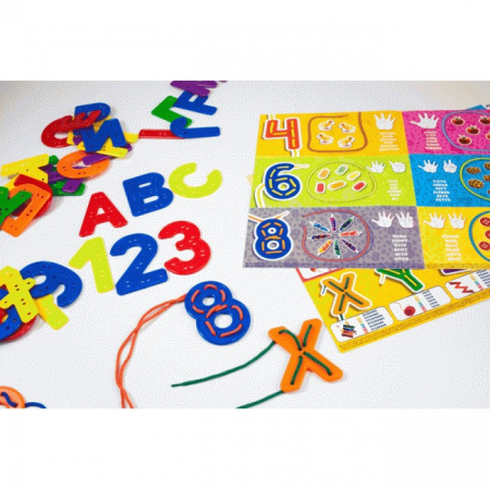 Joc Insireteaza litere si numere Miniland [2]