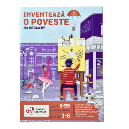 Jocuri de societate - Joc interactiv - Inventeaza o poveste