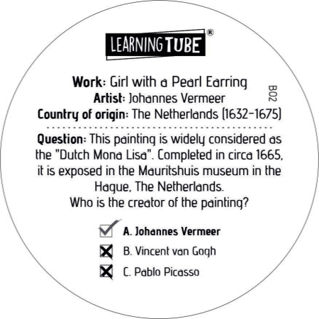 Joc Learning Tube®  - Marii artisti ai lumii [4]