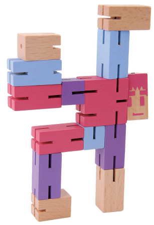 Joc logic 3D puzzle Figurina violet [1]