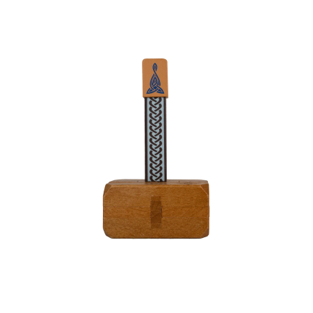 Joc logic IQ 3D din lemn, 12 piese - Thor's Hammer [1]