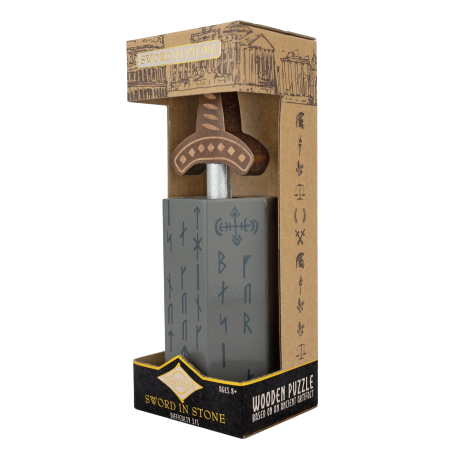 Joc logic IQ 3D din lemn - Sword in the Stone [5]