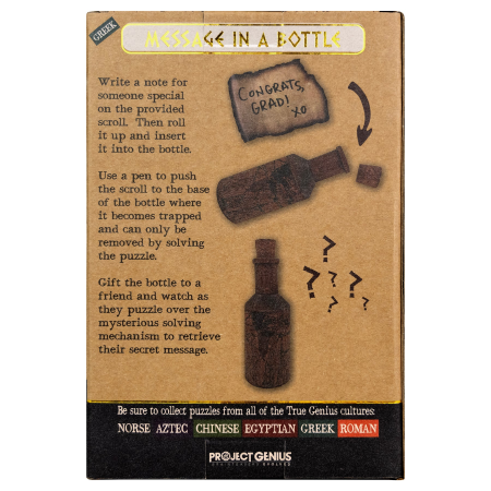 Joc logic IQ cadou cu mesaj ascuns - Message in a Bottle [7]
