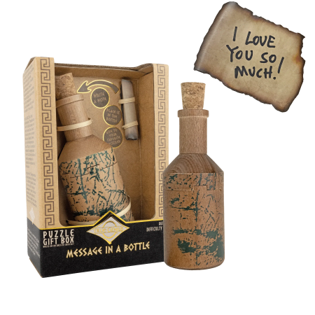 Joc logic IQ cadou cu mesaj ascuns - Message in a Bottle [4]