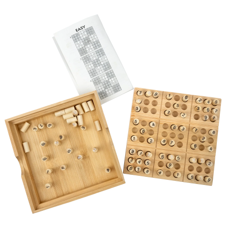 Joc logic IQ Sudoku din bambus - Bamboo Sudoku [1]
