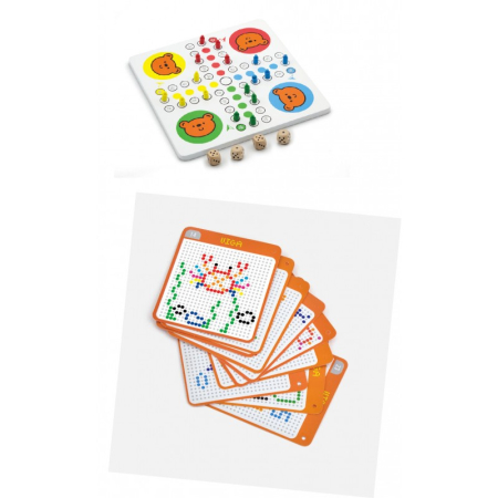 Jocuri de societate - Joc Ludo si Set de creatie cu margele, Viga