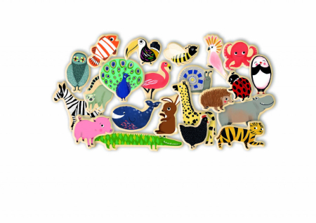 Joc magnetic cu animale Djeco [3]