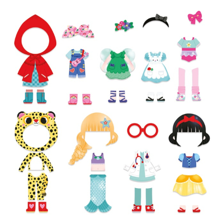 Joc magnetic de imbracat - Deghizarile Miei - Vilac [1]