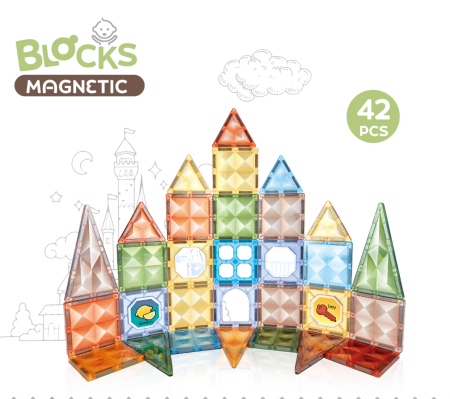Joc magnetic Diamond - 42 piese (7.5 cm) [2]