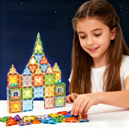 Joc magnetic Diamond cu lumini  - 73 piese (7.5 cm) [4]