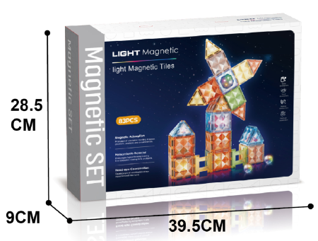 Joc magnetic Diamond cu lumini  - 83 piese (7.5 cm) [1]