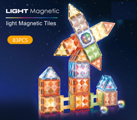 Joc magnetic Diamond cu lumini  - 83 piese (7.5 cm) [2]