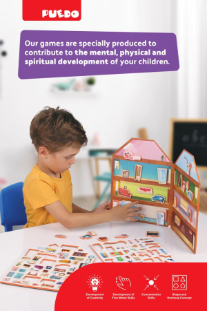 JOC MAGNETIC DIN SPUMA EVA, CONSTRUIESTE-TI CASA, PUEDO [4]