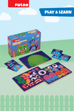 JOC MAGNETIC DIN SPUMA EVA, CREEAZA UN MONSTRU, PUEDO [7]