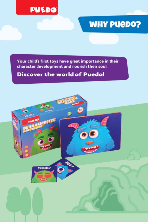 JOC MAGNETIC DIN SPUMA EVA, CREEAZA UN MONSTRU, PUEDO [6]