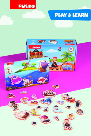 JOC MAGNETIC DIN SPUMA EVA, PIRATI, PUEDO [7]