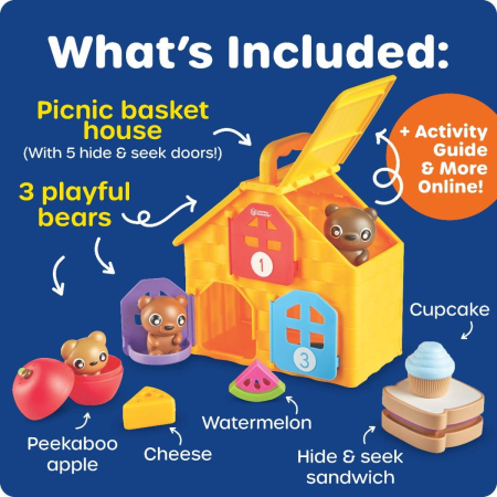 Joc Montessori - Picnic cu familia de ursuleti [4]