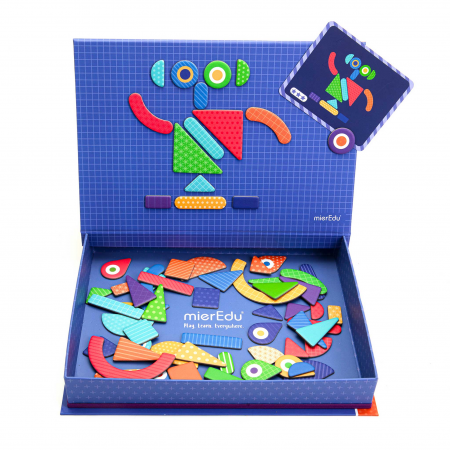 Joc puzzle magnetic de arta si asociere - Forme [8]