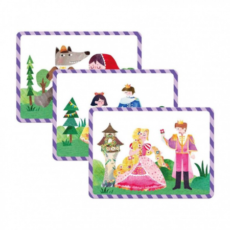 Joc puzzle magnetic de arta si asociere - Povesti [6]