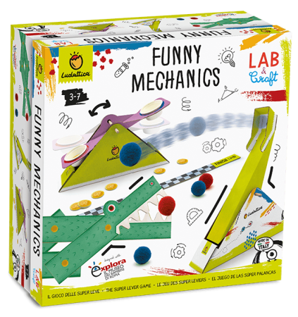 Jucarii Educative - Joc STEAM - Mecanica distractiva, Ludattica, 3-7 ani