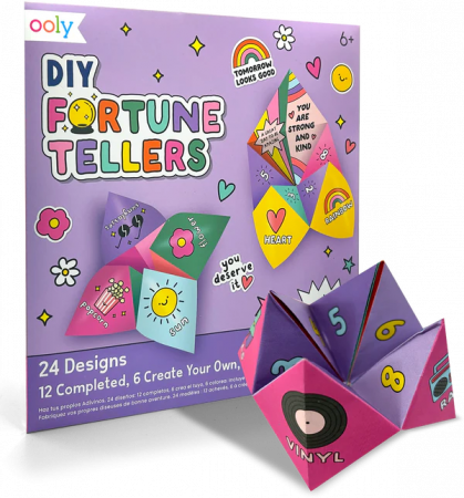 Jucarii de Indemanare - Jocul copilariei - Solnita, set creativ DIY - 24 modele, Fortune Teller