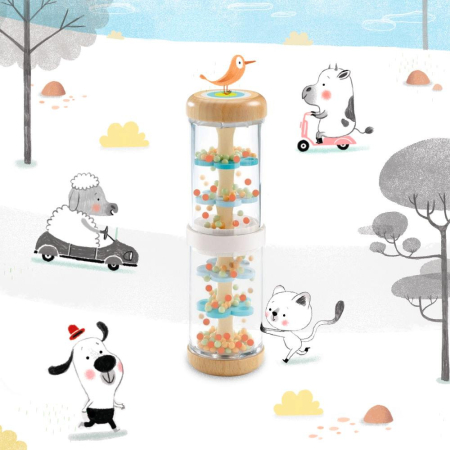 Jucarie bebe Ploaie colorata-Babyrain [1]