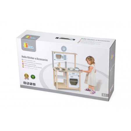 Jucarii de rol - Jucarie copii - Bucatarie nordica cu set de accesorii, Viga