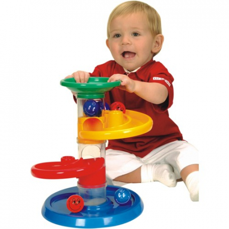 Jucarie cursa cu bile pentru bebelusi Miniland [1]