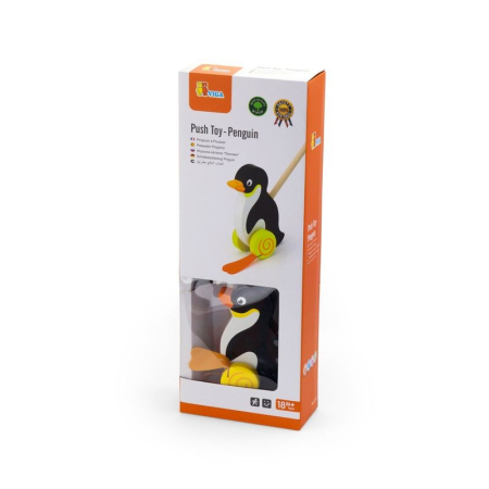 Jucarii de Tras-impins - Jucarie de impins - Pinguin, Viga