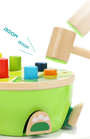 Jucarii Educative - Jucarie de percutie - Broscuta jucausa