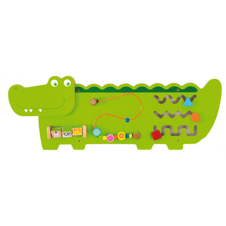 Jucarie de perete cu activitati, Crocodil, Viga [4]