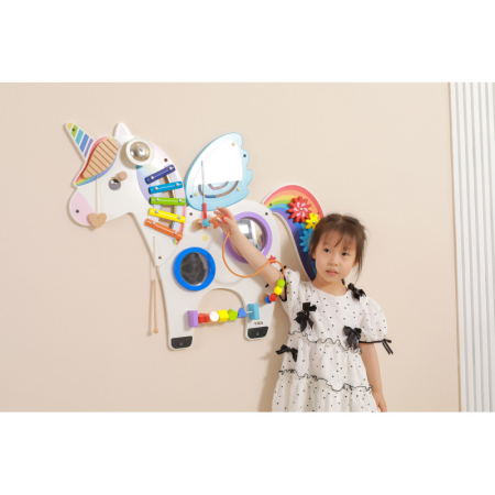 Jucarie de perete cu activitati, Unicorn, Viga [2]