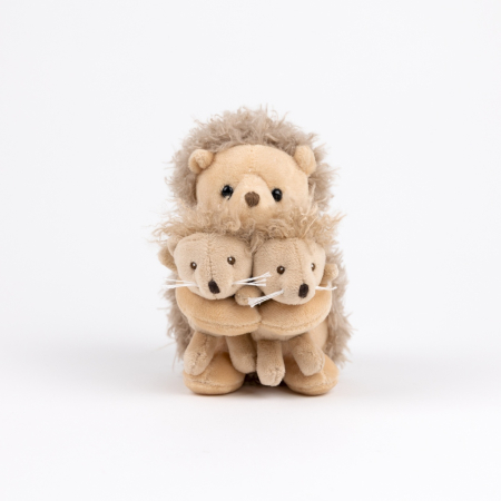 Jucarie de plus Mama arici cu doi pui, Egmont Toys [0]