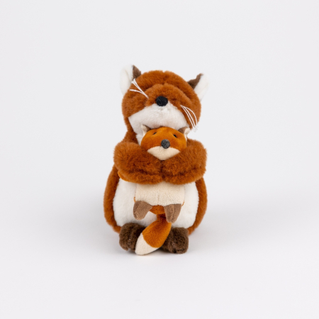 Jucarie de plus Vulpita cu pui, Egmont Toys [0]