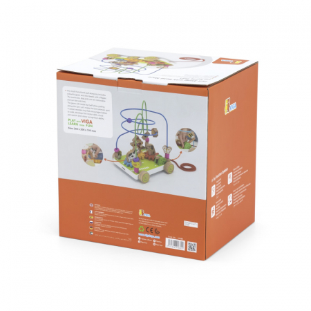 Jucarie de tras cu labirint de bile si roti dintate, Viga [2]